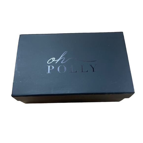 Oh Polly Heels Nude Step It Up Mules Sheer Mesh Women’s Size 42 / 9 - Picture 5 of 6